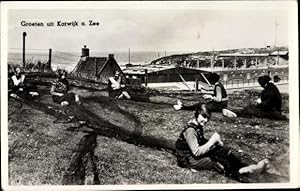 Ansichtskarte / Postkarte Katwijk aan Zee Südholland Niederlande, Netten boetsters