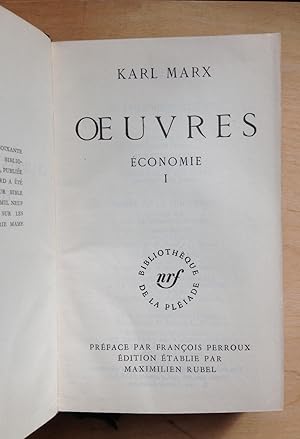 Oeuvres 1 - Economie