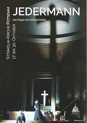 Bild des Verkufers fr Programmheft JEDERMANN von Hugo von Hofmannstha St. Nikolai-Kirche Potsdam 17. bis 30. Oktober 2019 zum Verkauf von Programmhefte24 Schauspiel und Musiktheater der letzten 150 Jahre