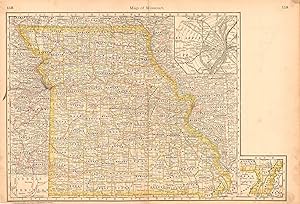 Image du vendeur pour Map of Missouri mis en vente par Art Source International Inc.