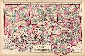 Imagen del vendedor de Counties of Tioga, Luzerne, Bradford, Sullivan, Wyoming, Susquehanna & Lycoming (Pennsylvania) a la venta por Art Source International Inc.