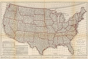 Seller image for Parcel Post Rate Map of the United States for sale by Art Source International Inc.