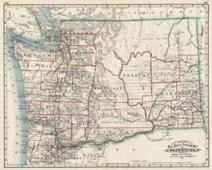 Seller image for Railroad and Township Map of Washington for sale by Art Source International Inc.