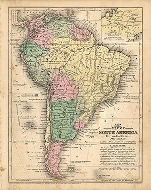 Seller image for Map of South America for sale by Art Source International Inc.