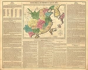 Image du vendeur pour Geographical and Historical Map of China mis en vente par Art Source International Inc.