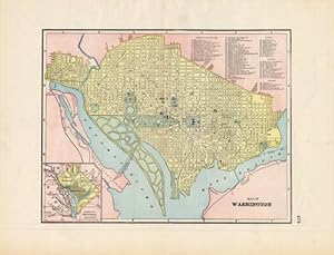 Seller image for Map of Washington (DC) for sale by Art Source International Inc.