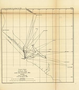 Seller image for Progress Sketch - Lituya Bay and Fairweather Mts., Alaska for sale by Art Source International Inc.