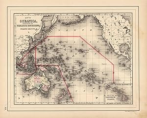 Seller image for Map of Oceanica, Exhibiting its Various Divisions, Island Groups & c for sale by Art Source International Inc.