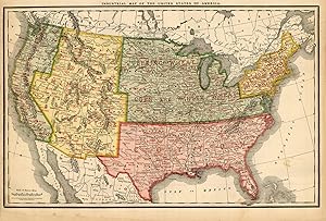 Bild des Verkufers fr Industrial Map of the United States of America zum Verkauf von Art Source International Inc.