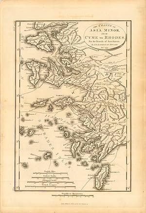 Immagine del venditore per The Coasts of Asia Minor from Cyme to Rhodes greece turkey venduto da Art Source International Inc.