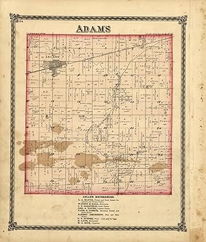 Image du vendeur pour Adams (Township), Lasalle County, Illinois mis en vente par Art Source International Inc.