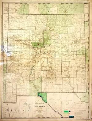Bild des Verkufers fr Rand McNally Standard Map of New Mexico zum Verkauf von Art Source International Inc.