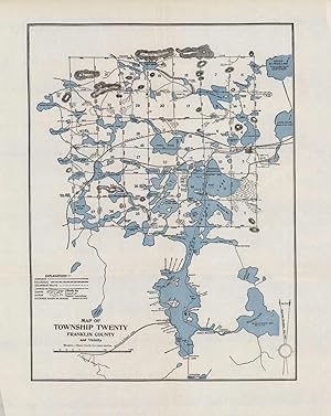 Imagen del vendedor de Map of Township Twenty Franklin County and Vicinity (New York) a la venta por Art Source International Inc.