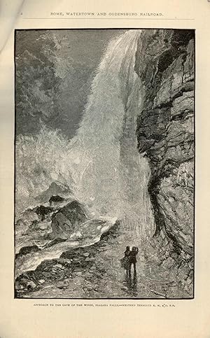 Seller image for Approach to the Cave of the Winds, Niagara Falls - Western Terminus of R. W. & O. R.R. for sale by Art Source International Inc.