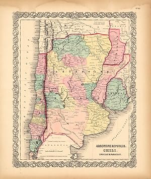 Seller image for Argentine Republic, Chili, Uruguay and Paraguay for sale by Art Source International Inc.
