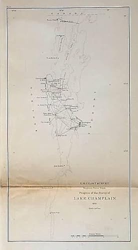 Seller image for Progress of the Survey of Lake Champlain for sale by Art Source International Inc.