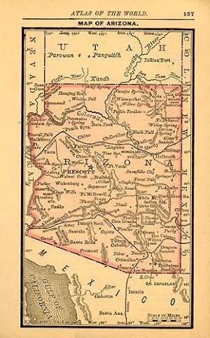 Imagen del vendedor de Map of Arizona a la venta por Art Source International Inc.