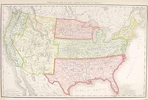 Bild des Verkufers fr Industrial Map of the United States of America zum Verkauf von Art Source International Inc.