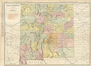 Bild des Verkufers fr McNally's 1923 Map of New Mexico zum Verkauf von Art Source International Inc.
