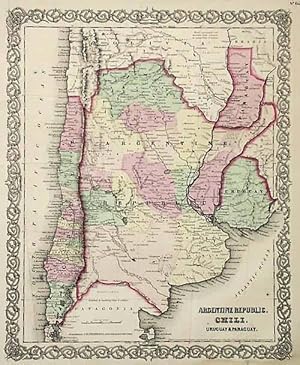 Seller image for Argentine Republic, Chili, Uruguay & Paraguay for sale by Art Source International Inc.