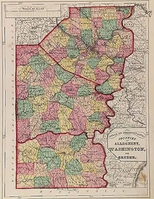 Bild des Verkufers fr Counties of Allegheny, Washington, and Greene (Pennsylvania) zum Verkauf von Art Source International Inc.