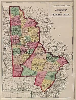 Bild des Verkufers fr Counties of Wayne and Pike (Pennsylvania) zum Verkauf von Art Source International Inc.