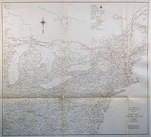 Seller image for Standard Highway Milage Map of North-Eastern United States for sale by Art Source International Inc.