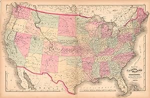 Imagen del vendedor de Map of the United States and Territories a la venta por Art Source International Inc.
