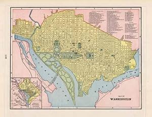 Seller image for Map of Washington, D.C. for sale by Art Source International Inc.