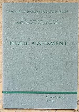 Imagen del vendedor de Teaching in Higher Education: Inside Assessment v. 7 (Teaching in higher education series) a la venta por Shore Books
