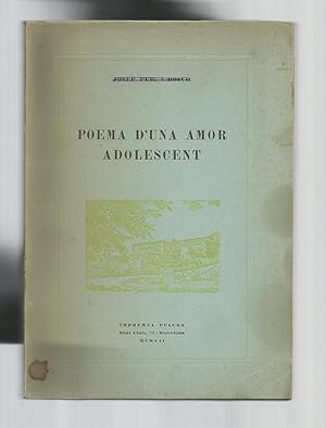 Seller image for Poema d'una amor adolescent. for sale by Librera El Crabo