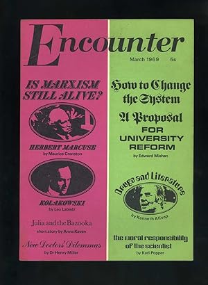 ENCOUNTER MAGAZINE 186 - March 1969 Vol. XXXII No. 3 - includes first publication of short story ...