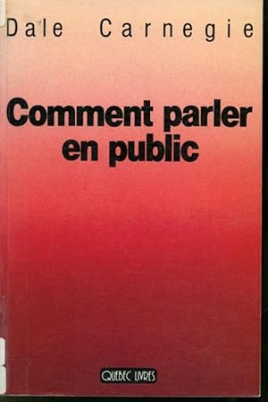 Image du vendeur pour Comment parler en public mis en vente par Librairie Le Nord