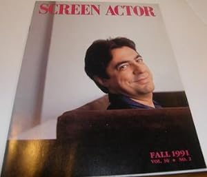 Screen Actor, Fall 1991, Volume 30, Number 2. The Magazine of the Screen Actor's Guild.