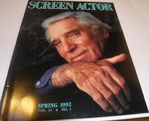 Screen Actor, Spring 1992, Volume 31, Number 1. The Magazine of the Screen Actor's Guild.