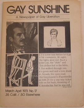 Image du vendeur pour Gay Sunshine: A Newspaper Of Gay Liberation. mis en vente par Wittenborn Art Books