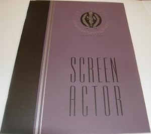 Screen Actor, March 1995, Volume 34, Number 1. The Magazine of the Screen Actor's Guild.