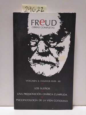 Imagen del vendedor de FREUD OBRAS COMPLETAS. VOL.4. ENSAYOS XVIII-XX a la venta por Librera Circus