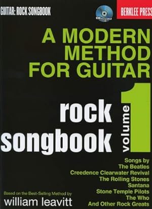 Imagen del vendedor de A Modern Method for Guitar Rock Songbook by Hal Leonard Corp. [Paperback ] a la venta por booksXpress