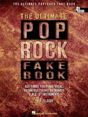 Imagen del vendedor de The Ultimate Pop/Rock Fake Book: C Edition (Fake Books) by Hal Leonard Corp. [Plastic Comb ] a la venta por booksXpress