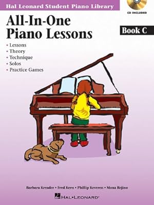 Seller image for All-in-One Piano Lessons Book C: Book with Audio and MIDI Access Included (Hal Leonard Student Piano Library) by Kern, Fred, Kreader, Barbara, Keveren, Phillip, Rejino, Mona [Paperback ] for sale by booksXpress