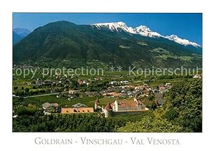 Postkarte Carte Postale 73592438 Goldrain Vinschgau Val Venosta Panaorama Goldrain Vinschgau