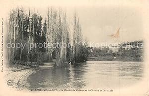 Seller image for Postkarte Carte Postale 13594589 Villeneuve-sur-Lot Le Moulin de Madame et le Chateau de Massanes Villen for sale by Versandhandel Boeger