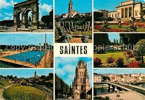 Bild des Verkufers fr Postkarte Carte Postale 13593807 Saintes Charente-Maritime Cite Gallo Romaine Arc de Germanicus La Pisci zum Verkauf von Versandhandel Boeger