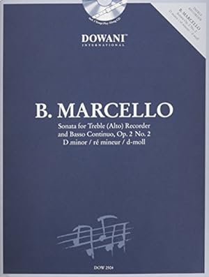 Bild des Verkufers fr Marcello: Sonata in D Minor, Op. 2, No. 2 for Treble (Alto) Recorder and Basso Continuo [Paperback ] zum Verkauf von booksXpress