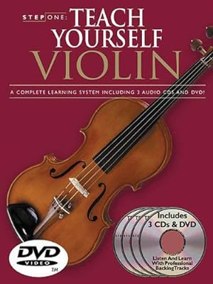 Immagine del venditore per Step One: Teach Yourself Violin Course: A Complete Learning System Book/3 CDs/DVD Pack by Silverman, Antoine [Audio CD ] venduto da booksXpress