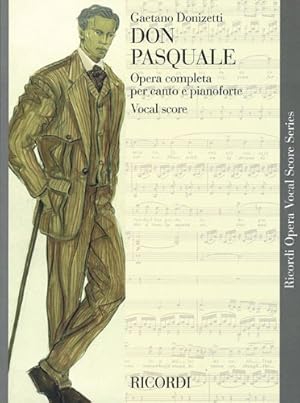 Image du vendeur pour Don Pasquale: Vocal Score (Ricordi Opera Vocal Score) [Paperback ] mis en vente par booksXpress