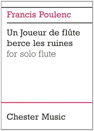 Immagine del venditore per Francis Poulenc: Un Joueur De Flute Berce Les Ruines For Solo Flute [Paperback ] venduto da booksXpress