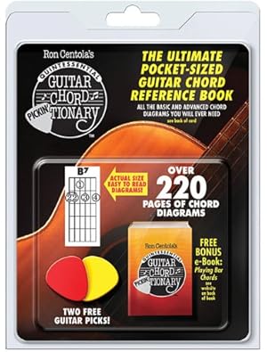 Seller image for Guitar Chord Pickin'tionary (Pocket Sized Reference Book) includes 2 picks by Centola, Ron [Paperback ] for sale by booksXpress