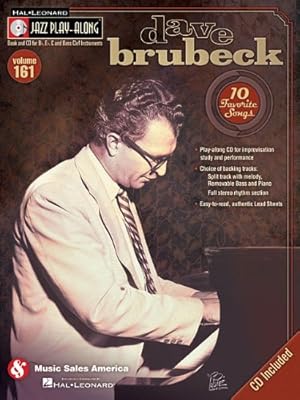 Imagen del vendedor de Dave Brubeck: Jazz Play-Along Volume 161 by Brubeck, Dave [Paperback ] a la venta por booksXpress